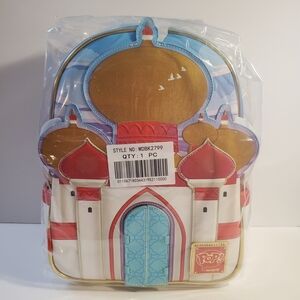 Fun Pop! Castle Crossbody Bag in White, Red, Gold & Blue